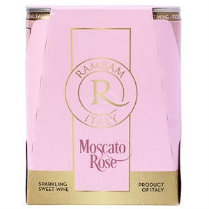 Rambam Moscato Rosé 4x 250ml