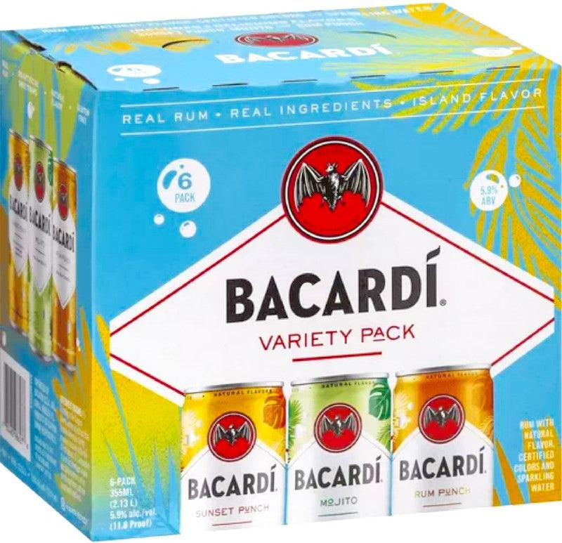 Bacardi 6-Pack Combo Cans
