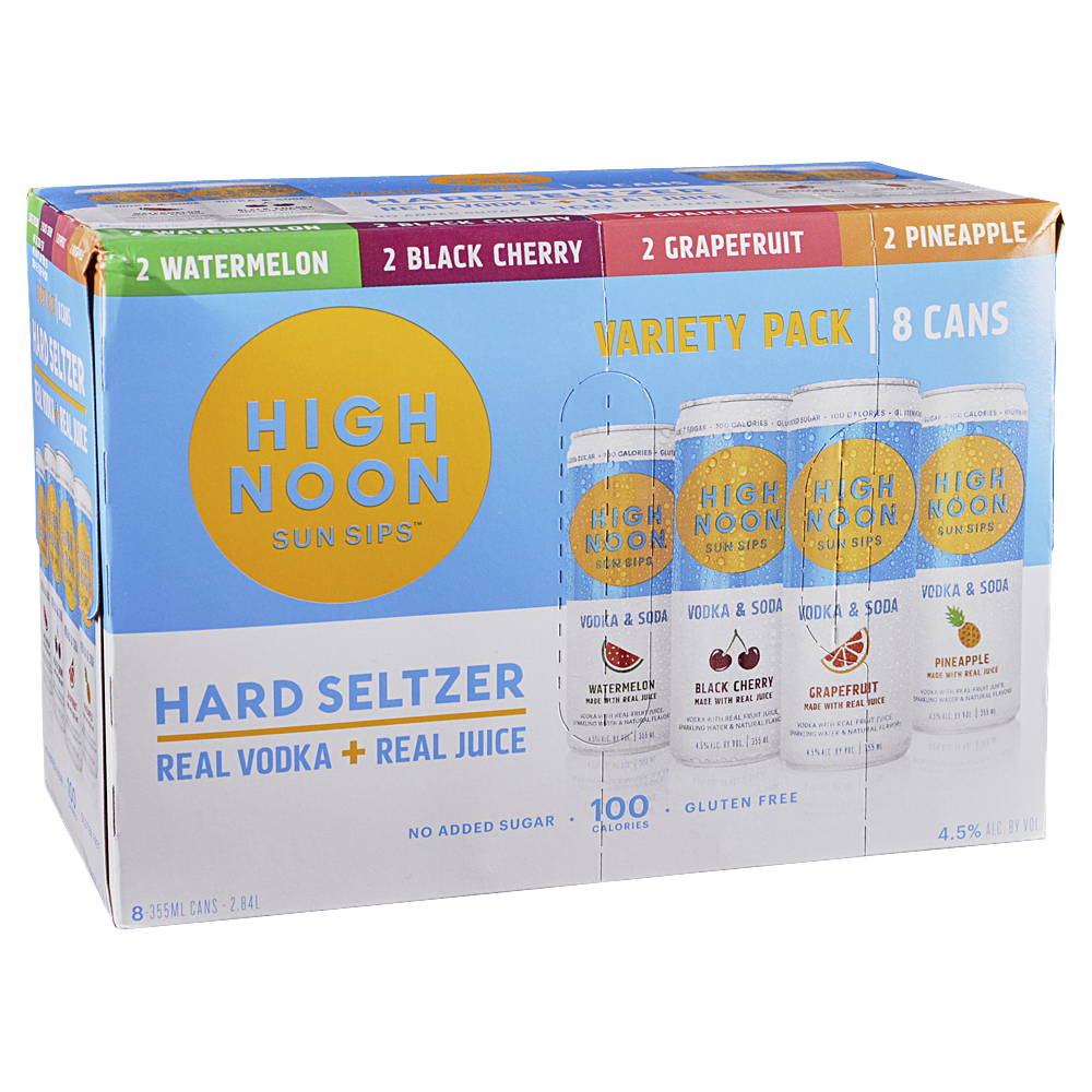 High Noon Variety Pack 8-Pack 355ml