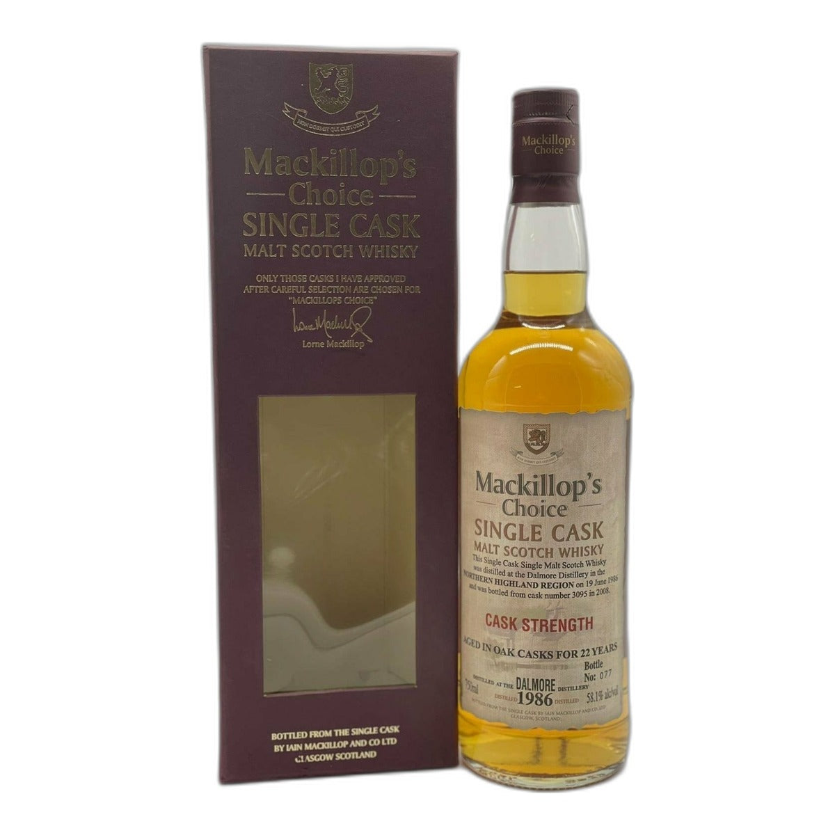 Mackillop's Choice Dalmore 1986