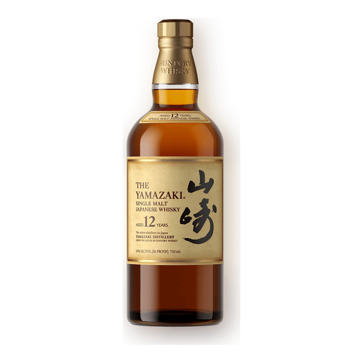 Suntory Yamazaki 12 Year Single Malt Japanese Whisky 750ml