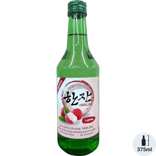 Han Jan Lychee Soju 12% 375ml