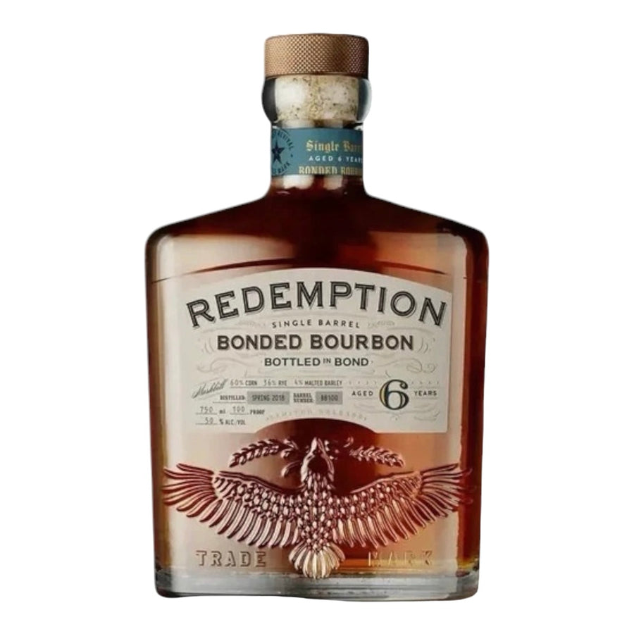 Redemption Single Barrel Bonded Bourbon 6 Year 750ml