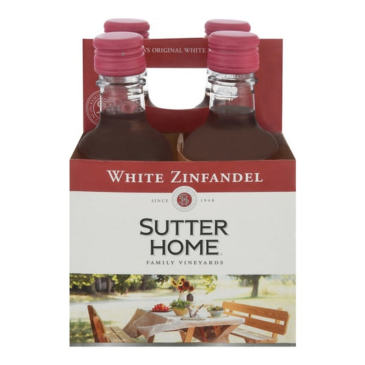 Sutter Home White Zinfandel 4 Pack 187ml