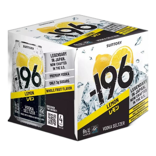 196 Vodka Lemon Cocktail 4-Pack 355ml