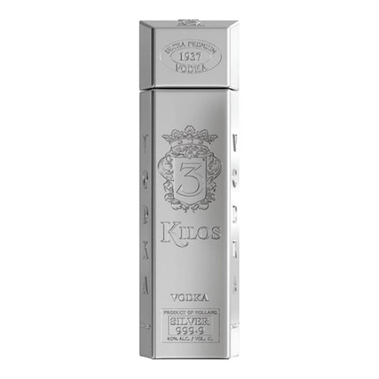 3 Kilos Silver Vodka 1L