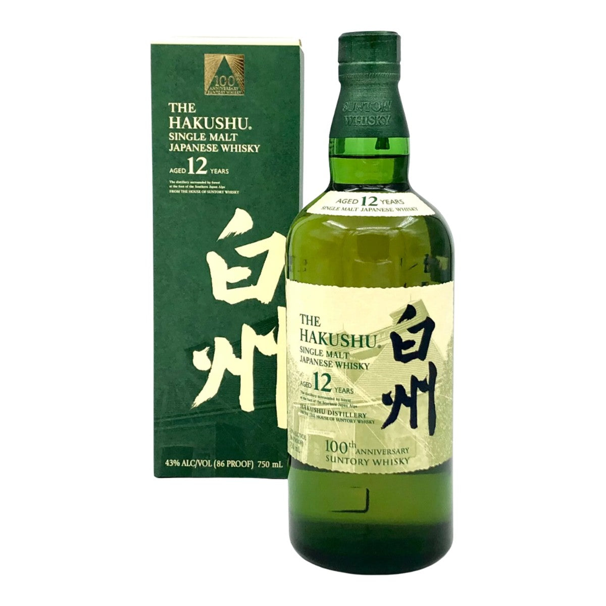 Hakushu 100th Anniversary 12 Year 750ml