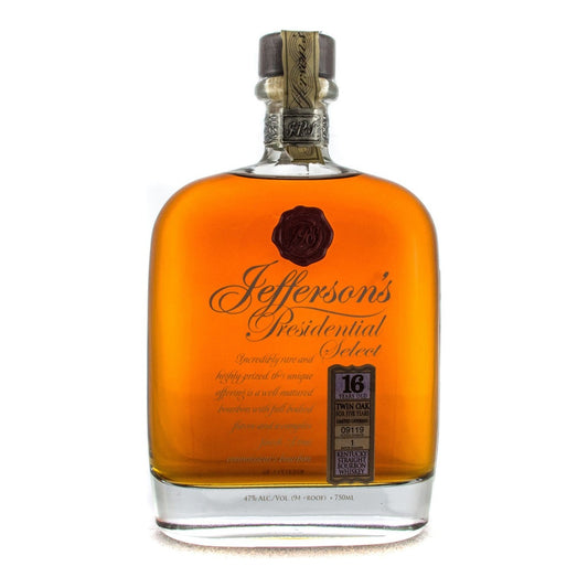 Jefferson's Presidential Select 16 Year 750ml