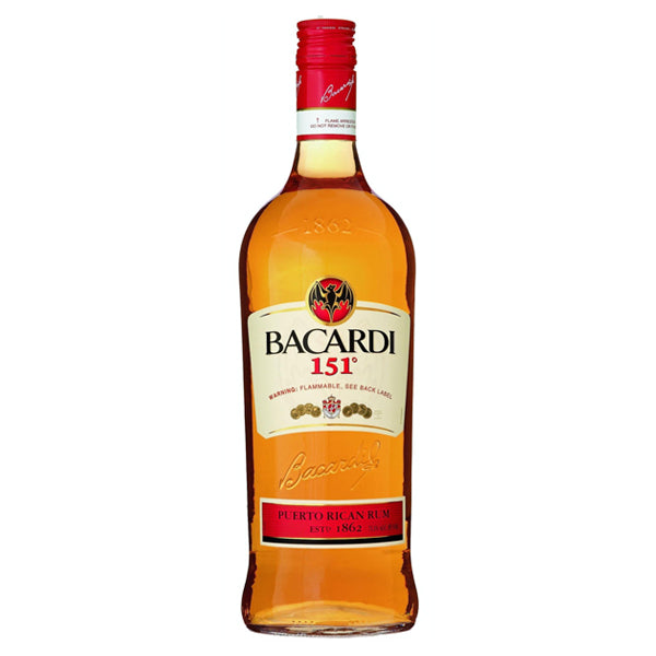 Bacardi 151 Proof Rum 1L