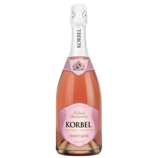 Korbel Sweet Rosé California Champagne 750ml