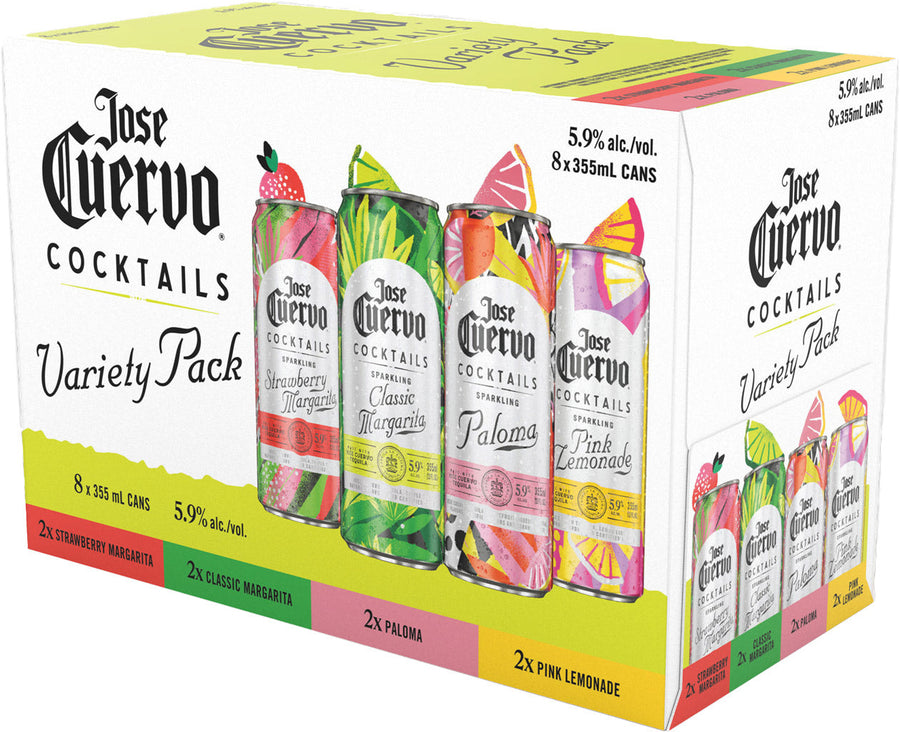 Jose Cuervo Variety Pack 8-Pack 355ml