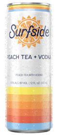 Surfside Peach Tea 4 Pack 355ml