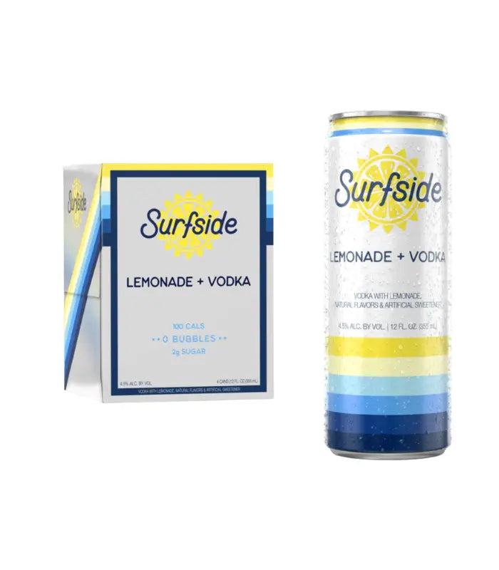 Surfside Blueberry Lemonade 4 Pack 355ml