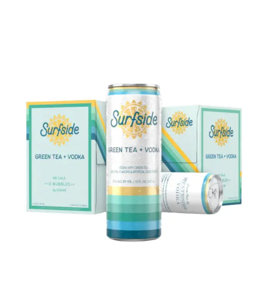 Surfside Green Tea 4 Pack 355ml
