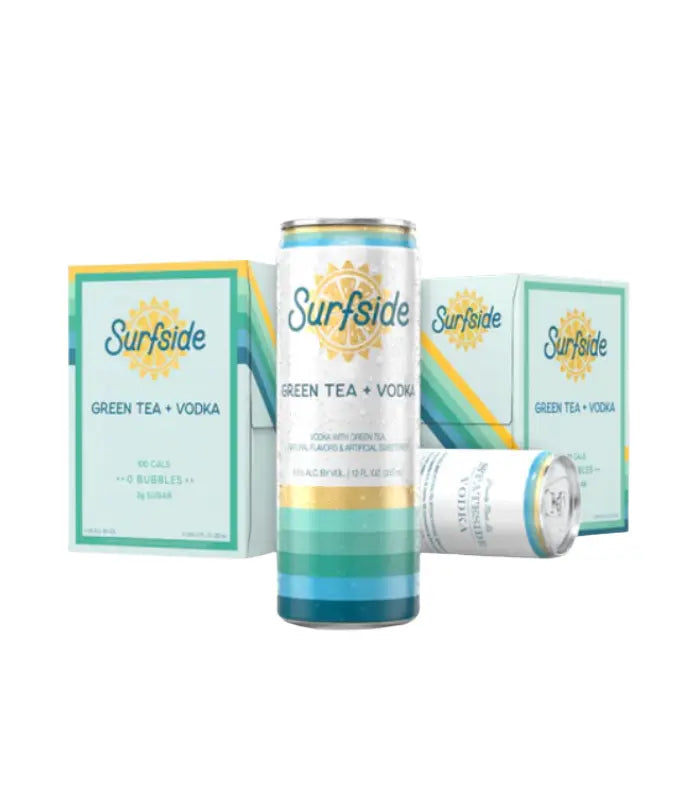 Surfside Green Tea 4 Pack 355ml