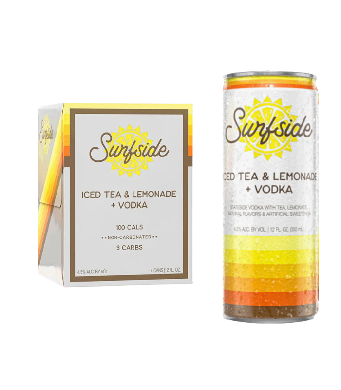 Surfside Iced Lemonade Vodka 4 Pack 355ml