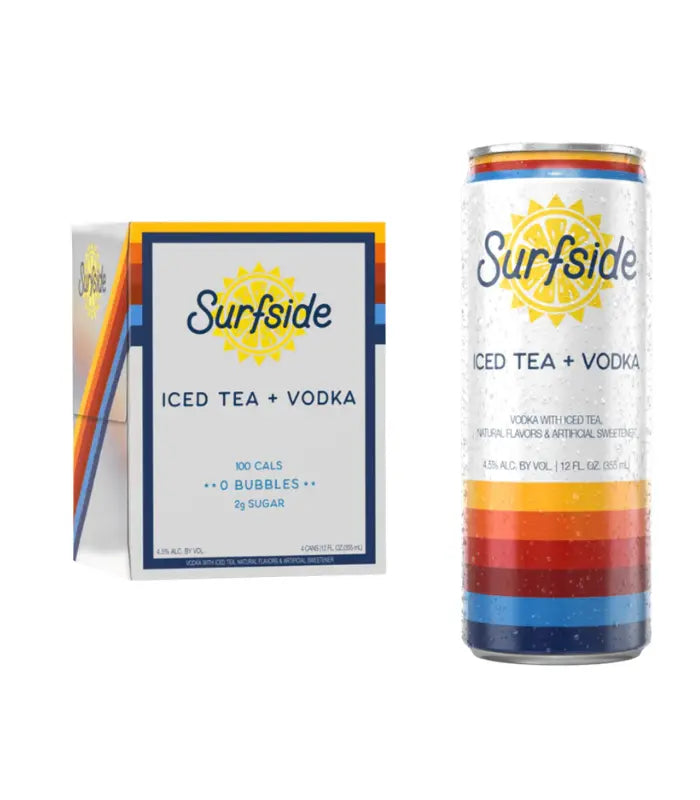 Surfside Iced Tea Vodka 4 Pack 355ml