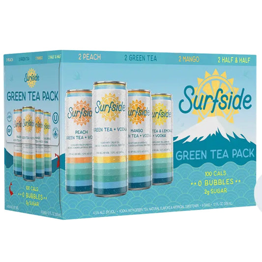 Surfside Green Tea 8 Pack 355ml