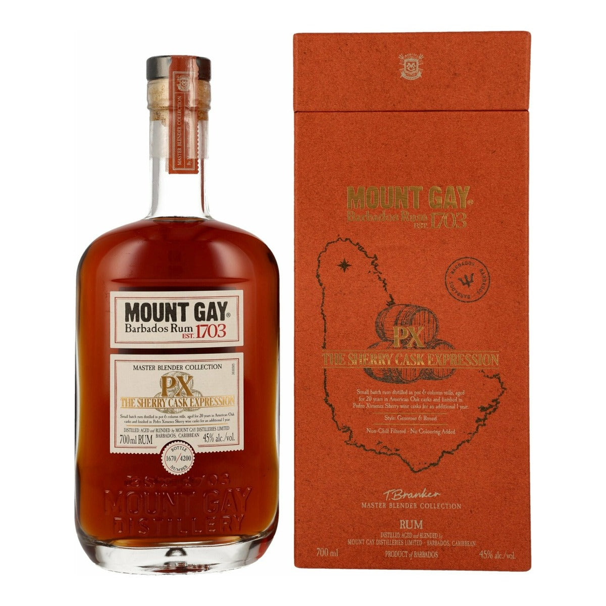 Mount Gay 21 Year PX Sherry 750ml