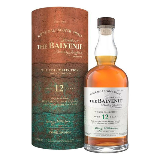 The Balvenie 1931 Collection 12 Year Home Malt 700ml
