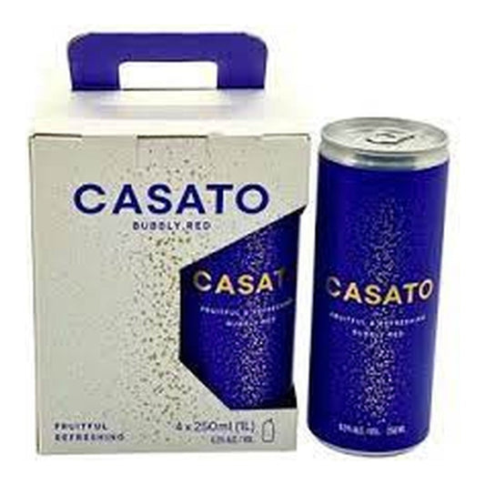 Casato Bubbly Red Wine 4X 250ml