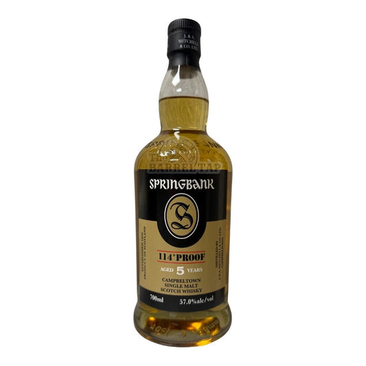 Springbank 5 Year 114 Proof Single Malt Scotch 700ml