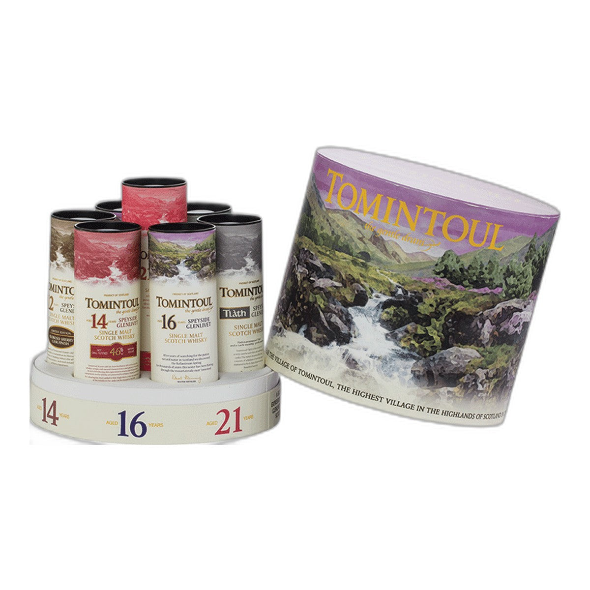 Tomintoul Variety Pack 7x 50ml