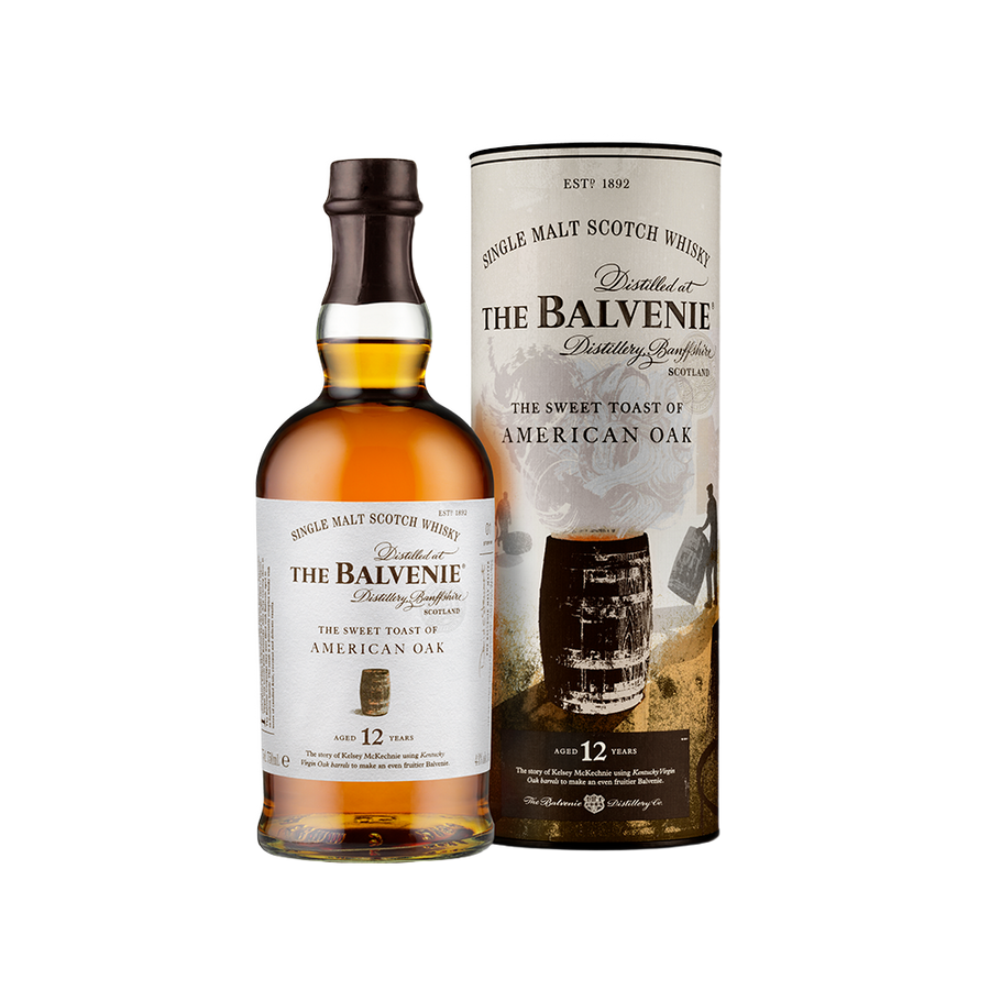 Balvenie 12 Year Sweet Toast of American Oak Single Malt Scotch 700ml