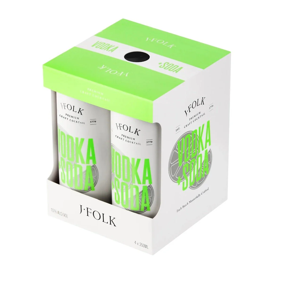 J. Folk Vodka Soda 250ml