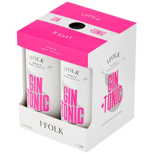 J. Folk Gin & Tonic 250ml