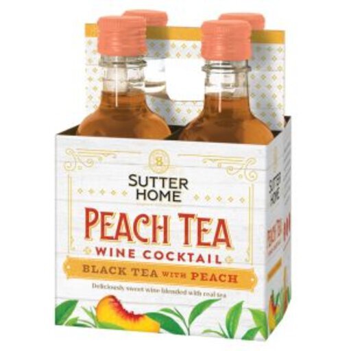 Sutter Home Peach Tea 4 Pack 187ml