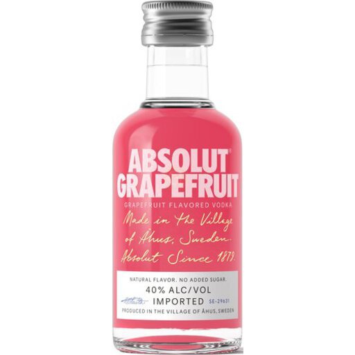 Absolut Grapefruit Vodka 50ml