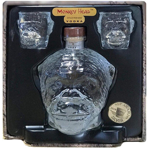Monkey Head Vodka Gift Set