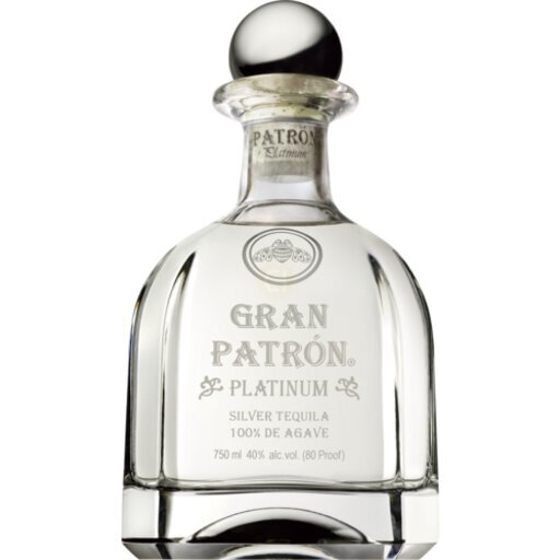 Patrón Platinum Tequila 750ml
