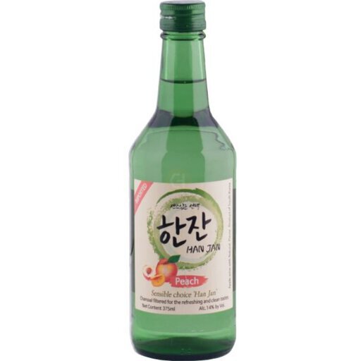 Han Jan Soju Peach 14% 375ml