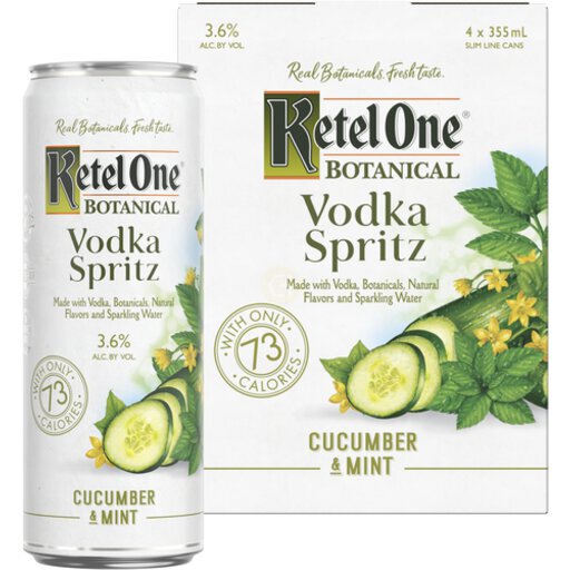 Ketel One Mint Cucumber 4 x 355ml