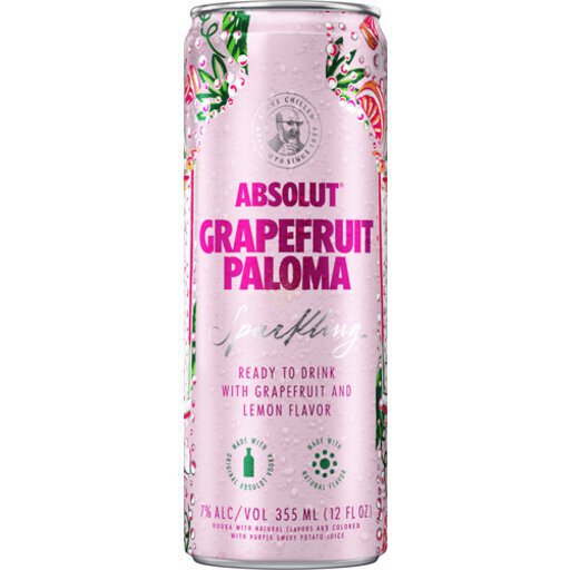 Cans Absolut & Tanqueray