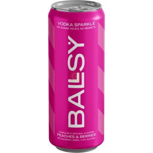Ballsy Peach Berrie Cans 355ml