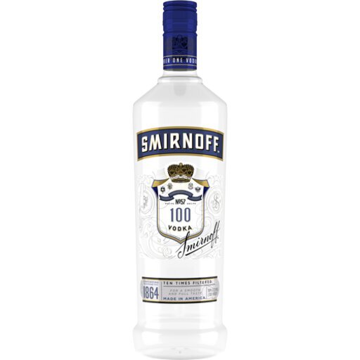 Smirnoff 100 Proof Vodka 1L