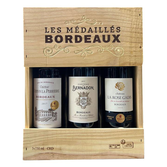 Les Medaille Bordeaux Red 3 x 750ml