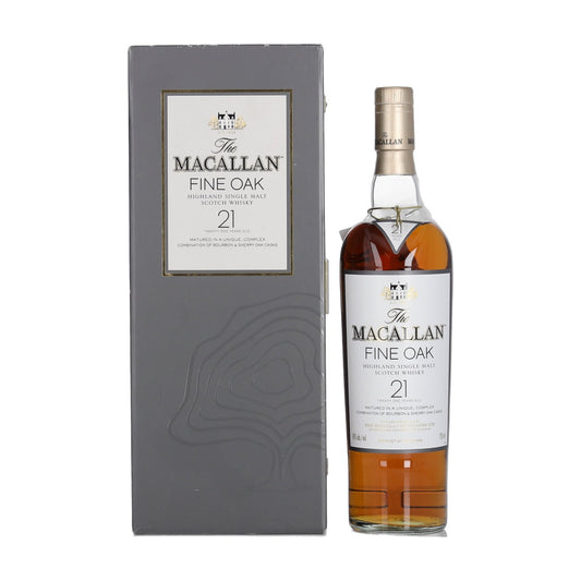 Macallan Fine Oak 21 Year Single Malt Scotch 700ml (Original Edition)