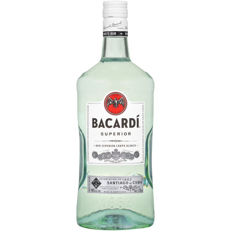 BACARDI LIGHT RUM 1.75L