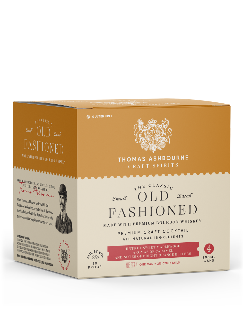 Thomas Ashbourne Old Fashioned 4x 200ml