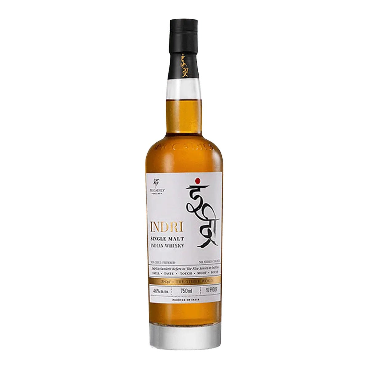 Indri Single Malt Indian Whisky 750ml
