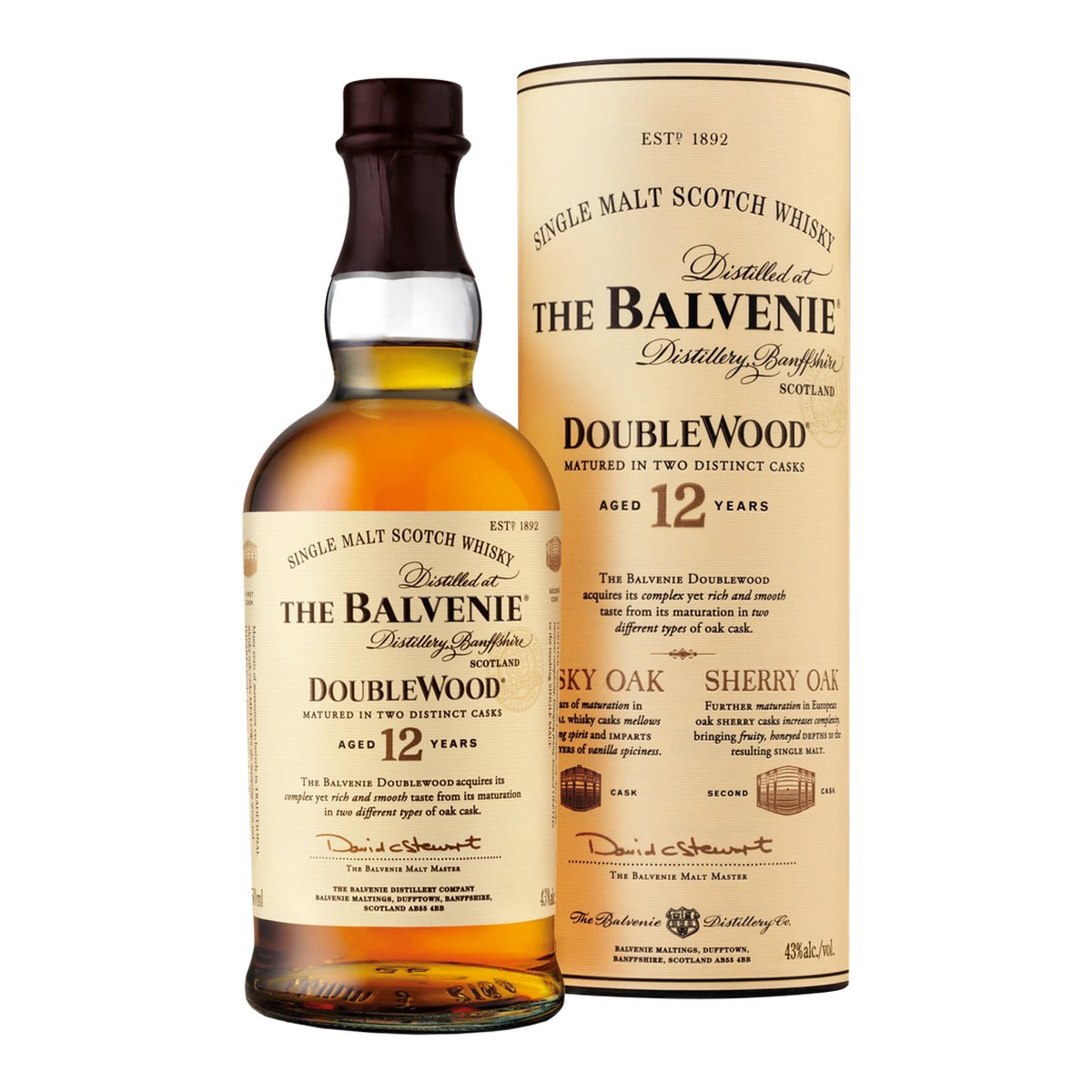 Balvenie 12 Year DoubleWood Single Malt Scotch 750ml