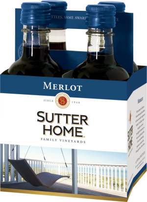 Sutter Home Merlot 4 Pack 187ml