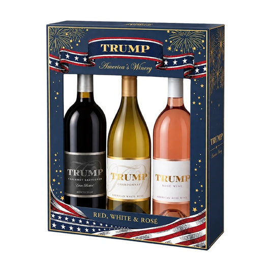 Trump Winery Red, White & Rosé America's 250th Edition Gift Set 3 x 750ml