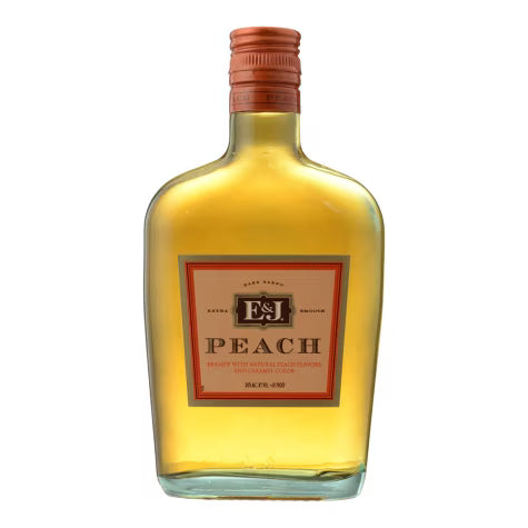 E & J Peach Brandy 375ml